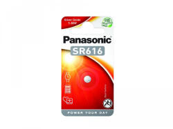 Panasonic SR-616 1, 55V ezüst-oxid óraelem 1db/csomag (SR-616EL/1B)