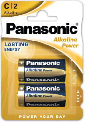 Panasonic LR14APB/2BP 1, 5V C/baby tartós alkáli elem 2 db/csomag (LR14APB/2BP) - securezone