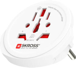 SKROSS 1.500211-E World to Europe - csatlakozó átalakító európába utazóknak (1.500211C-E) - securezone