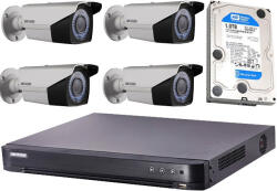  4 varifokális infrakamerás HIKVISION HDTVI - securezone