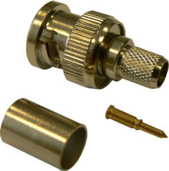 BNC csatlakozó krimpelhető 75 Ohm RG-6
