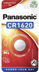 Panasonic CR1620 3V lítium gombelem 1db/csomag (CR-1620EL/1B) - securezone