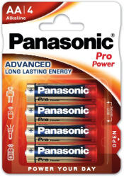 Panasonic LR6PPG/4BP 1, 5V AA/ceruza tartós alkáli elem 4 db/csomag (LR6PPG/4BP)