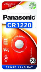 Panasonic CR1220 3V lítium gombelem 1db/csomag (CR-1220EL/1B)