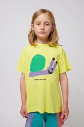 Bobo Choses gyerek póló Funny Snail sárga, nyomott mintás, 125AC004 - sárga 149/155