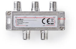 Nedis F elosztó 1-be - 4-ki, 5 - 2400 MHz | 6, 5 dB, SSPL410ME (SSPL410ME)