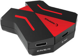  Rampage Egér/Billentyűzet adapter konzolokhoz - SWITCH (3x USB-A, 2x USB-C, PS4/PS3/Xbox One) (32701) - alarmtrade