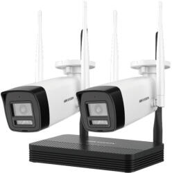Hikvision DS-J142I/NKS424W0H IP SOHO kamera szett, 4 csatornás NVS + 2 db DS-2CV1043G2-LIDWF(2.8mm)(B)