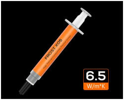 ID-COOLING Hőpaszta - FROST X05 5G (Hővezetési tényező: >6, 5 W/m-K, Hőállóság: 5. , Viszkozitás: 480, 5 gramm) (FROST X05 5G) - securezone