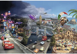Komar Fototapet hârtie 8-400 Disney Edition 4 Cars World 368x254 cm (8-400)