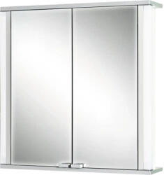 Jokey Plastik Sohland Dulap baie cu oglindă Jokey Marno 65x66 cm lemn alb 2 uşi cu iluminare (111212010-0110)