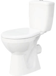 Cersanit Set vas WC cu rezervor, mecanism și capac Cersanit Rhodos, evacuare orizontală, alb (K33-004)