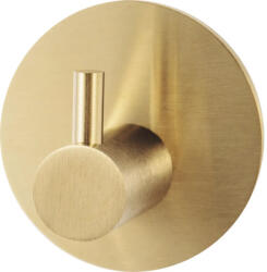 form&style Cuier baie form&style, 1 agățătoare, montaj prin lipire, auriu (HSM-0633G)
