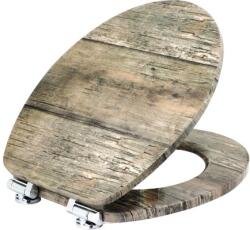 form&style Capac WC cu model form&style WOODEN BOARDS MDF închidere lentă maro 47, 6x36, 5 cm (698000545)