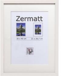 The Wall Ramă foto lemn The Wall Zermatt albă 30x40 cm (44719)