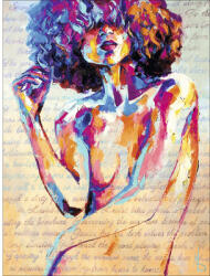 Pure Living Tablou canvas Pure Living Colourful Woman I 57x77 cm (AN1980F5)