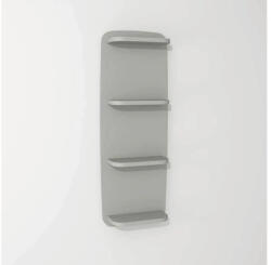 Devo Raft baie 34x94 cm PAL gri deschis Devo Oval 4 polițe (OV-PW4P34x94-P34)