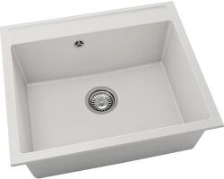 FAT Chiuvetă bucătărie fatgranit 1 cuvă FAT Avangard 227 51x60 cm fără picurător White (227-1001) Chiuveta