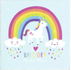 SoleVito Covor copii Solevito Nela Unicorn 100x100 cm (K12 UNICORN 100X100CM) Covor