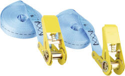 Mamutec Chingi de fixare cu clichet Mamutec 25mm x 5m, max. 800kg, albastru, pachet 2 bucăți (7003017-252)