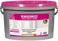Hornbach Vopsea universală pentru interior Hornbach Renovierweiss albă 5 l (290041)
