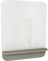Devo Oglindă baie cu poliță Devo Gloria 2.0, 70x86 cm, gri striat (GL2-LUPL70-2-F111)
