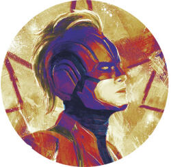 Komar Fototapet rotund autoadeziv Komar DD1-054 Avengers Painting Captain Marvel Ø 125 cm (DD1-054)