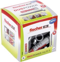 Fischer Befestigungssysteme Set dibluri nylon cu șurub Fischer Duopower 14x70 mm, 8 bucăți (538259)