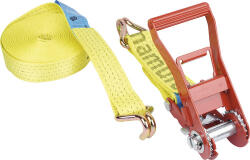 Mamutec Set chingi de fixare cu clichet & cârlig Mamutec TD1 50mm x 8m, max. 5000kg, galben, 2 piese (7003027-252)