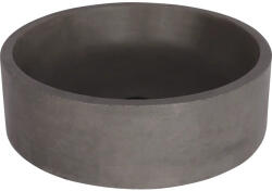 Differnz Lavoar pe blat Differnz Marba din beton Ø42 cm gri închis (38.251.22)