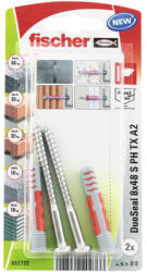 Fischer Befestigungssysteme Dibluri plastic cu șurub Fischer DuoSeal 8x48 mm, 2 bucăți (557732)