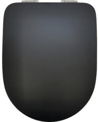 form&style Capac WC form&style DOMINICA UNI, închidere lentă, negru mat (69309318-002)