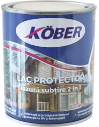Köber Lac protector Köber lazură subțire 2 în 1 gri 0, 75 l (IG5140-C0.75L)