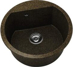 FAT Chiuvetă bucătărie granixit 1 cuvă FAT Avangard 223 Ø51 cm fără picurător Sandstone (223-349) Chiuveta