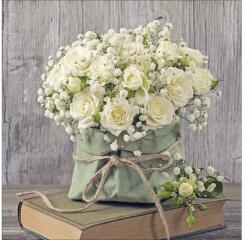 Pure Living Tablou sticlă Pure Living Serious Bunch Of Roses 20x20 cm (GLA1814D)