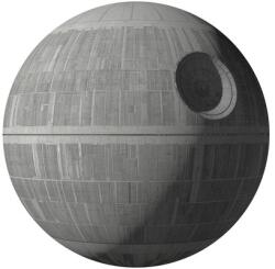 Komar Sticker perete Komar Star Wars XXL Death Star 127x127 cm (12405) Decoratiune camera copii