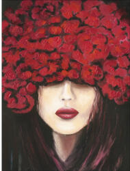 Pure Living Tablou canvas Pure Living Head with Flowers II 84x16 cm (AN1978W5)