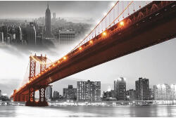 The Wall Tablou canvas The Wall Manhattan Bridge 100x150 cm (42515)