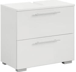 Möbelpartner Dulap bază lavoar baie pe pardoseală Carlos 600 60, 2 cm PAL alb 1 clapetă 1 sertar (148593)