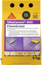 Sika Chit pentru rosturi Sika Ceram Clean Grout 655 total black 5 kg (701047)