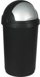 Keter Coș de gunoi Bullet 50L, cu capac batant, negru (229639) Cos de gunoi