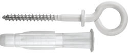 Tox Dübel Dibluri plastic cu ochi alb Tox Pirat Will 8x51 mm, pachet 4 bucăți (51701131)