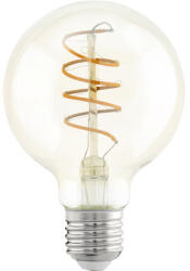EGLO Bec vintage LED Eglo E27 4W, glob G80, durată viață 15.000 h (110075)