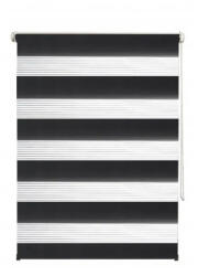 Soluna Rulou dublu (zebră) gri 90x130 cm (Roleta_zebra_401)