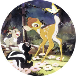Komar Fototapet rotund autoadeziv Komar DD1-045 Disney Bambi Butterfly Ø 125 cm (DD1-045)