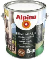Alpina Lazură premium pentru lemn Alpina palisandru 2, 5 l (900694)
