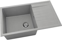 FAT Chiuvetă bucătărie fatgranit 1 cuvă FAT Avangard 228 49x80 cm cu picurător Dark Grey reversibilă (228-1007) Chiuveta