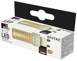 Entac Bec LED Entac G9 7W 800 lumeni, formă capsulă, lumină caldă (LLG9WW-7W-B)
