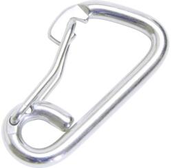 Pösamo Carabinieră asimetrică cu arc de siguranță Pösamo Nautic Pro 80x8 mm, inox A4 (2100400208)