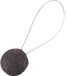 Mendola Magnet decorativ Mendola Rock pentru perdea - cu fir metalic de fixare, cafea (246-ROCK-04)